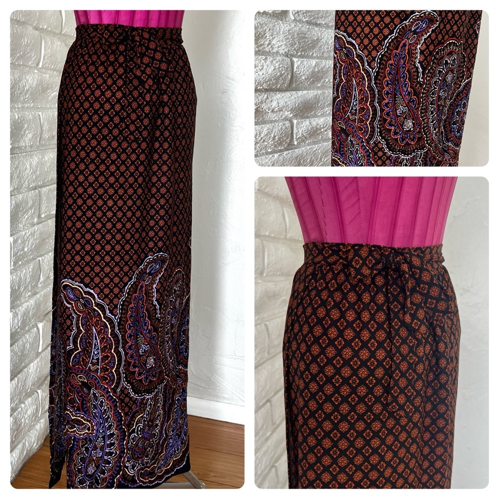 Saks Fifth Avenue Wrap Around Skirt Large - Picture 9 of 9